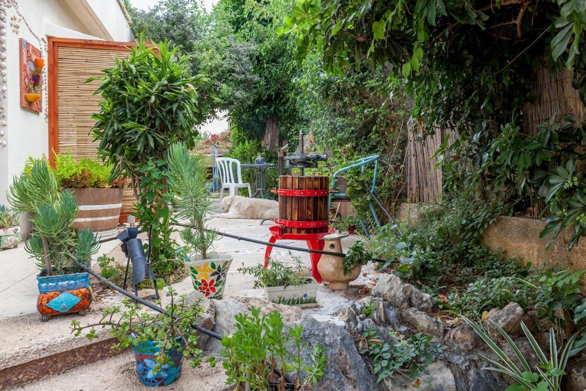 One Room Studio Apartment And Garden Mazkeret Batya Kültér fotó